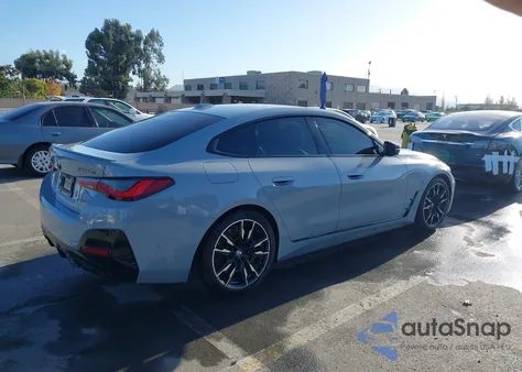 2022 BMW M440I Gran Coupe xDrive из США, поврежденный, VIN WBA13AW0XNFM71048